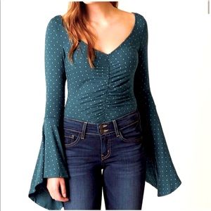 Free people long sleeve blouse